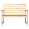 vidaXL Garden Bench Natural wood Solid pine wood Standard Durable