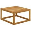 vidaXL Garden Lounge Set Set of 3 Natural Wood Solid Acacia wood Medium