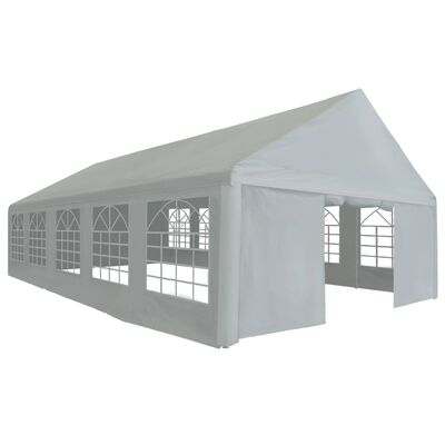 vidaXL Party Tent PE 16.4'x32.8' Gray