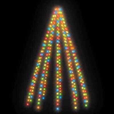 vidaXL Christmas Tree Net Lights with 300 LEDs Colorful 118.1"