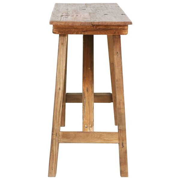 vidaXL Console Table Variations of brown due to recycled wood.