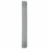 vidaXL Welded Wire Fence Silver 1.4 x 50 m