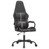 vidaXL Gaming Chair Black and Grey Faux leather, metal, plywood, foam