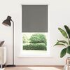vidaXL Roller Blind Gray 100% polyester, Aluminum 39.4x90.6 in
