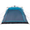 vidaXL Camping Tent Cabin 4-Person Blue Quick Release