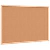 vidaXL Cork Board with Solid Pine Wood Frame 23.6x15.7"