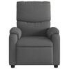 vidaXL Electric Massage Recliner Chair Dark grey Polyester, metal, plywood