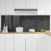 vidaXL Kitchen Backsplash 2 pcs Dark Grey 35.43 x 23.62 in
