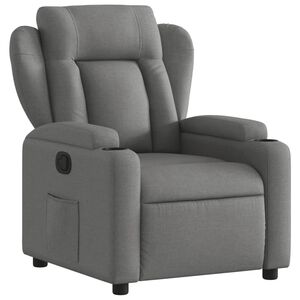 vidaXL Recliner Chair Dark Grey