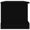 vidaXL Storage Box Black Engineered wood Medium Storage Box