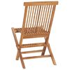 vidaXL Outdoor Dining Set Teak Natural Fine Sanded Teak Hardwood Medium