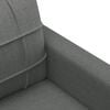 vidaXL Sofa Set Dark Grey Fabric (100% polyester), metal, textilene, plywood