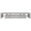 vidaXL TV Cabinet Concrete Grey Engineered Wood Large TV Cabinet