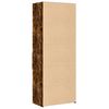 vidaXL Highboard Smoked Oak Engineered Wood Tall Highboard Rectangular