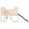 vidaXL Outdoor Playset Pine Solid Pine Wood, Polypropylene Large
