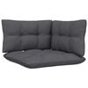 vidaXL Outdoor Corner Sofa Black, Anthracite