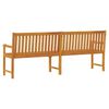 vidaXL Garden Bench Brown Solid acacia wood Large Durable Garden Bench