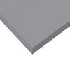 vidaXL Wall Shelf Set of 2 Grey Honeycomb MDF, metal 19.7 x 9.1 in