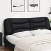 vidaXL Headboard Cushion Black