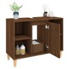 vidaXL Sink Cabinet Brown Oak Engineered Wood Medium Sink Cabinet
