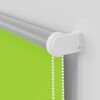 vidaXL Roller Blind Leaves green 100% polyester, Aluminum top rail