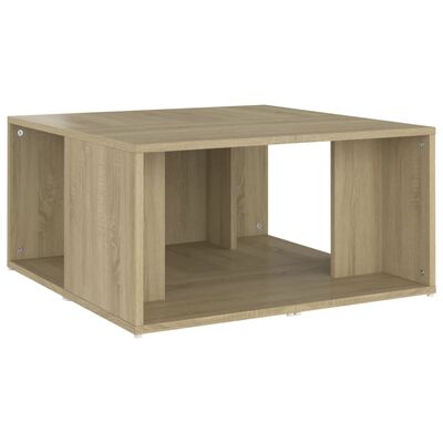 vidaXL Coffee Tables 4 pcs Sonoma Oak 13"x13"x13" Engineered Wood