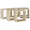 vidaXL Cube Shelf Set of 6 Sonoma Oak Engineered Wood