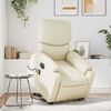 vidaXL Electric Stand Up Massage Recliner Chair Cream