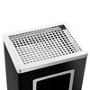 vidaXL Ashtray Dustbin Hotel 11.9 gal Steel Black