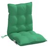 vidaXL Lowback Chair Cushion Set of 4 Green Oxford fabric (100% polyester)