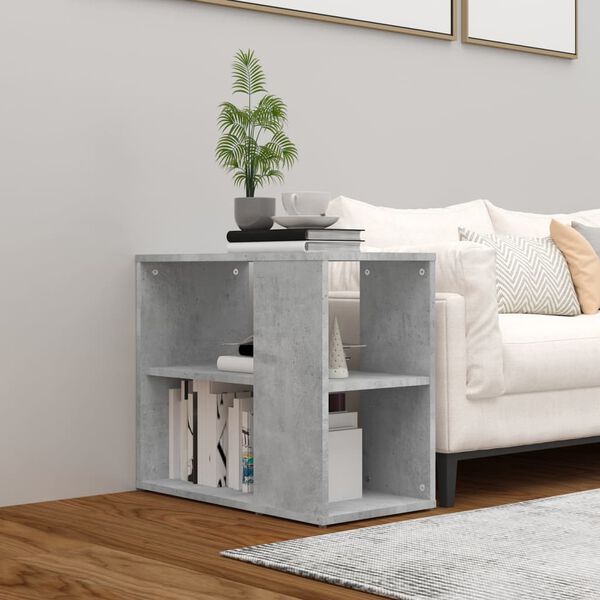 vidaXL Side Cabinet Concrete grey Engineered wood Medium Side Cabinet