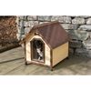 Kerbl Dog Kennel Brown and beige Wood with bitumen roof