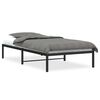 vidaXL Metal Bed Frame without Mattress Black 39.4"x74.8"
