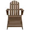 vidaXL Garden Chair Brown Hardwood Large Durable Garden Chair