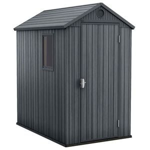 Keter Shed Grey Plastic Medium UV-resistant materials Garden Shed