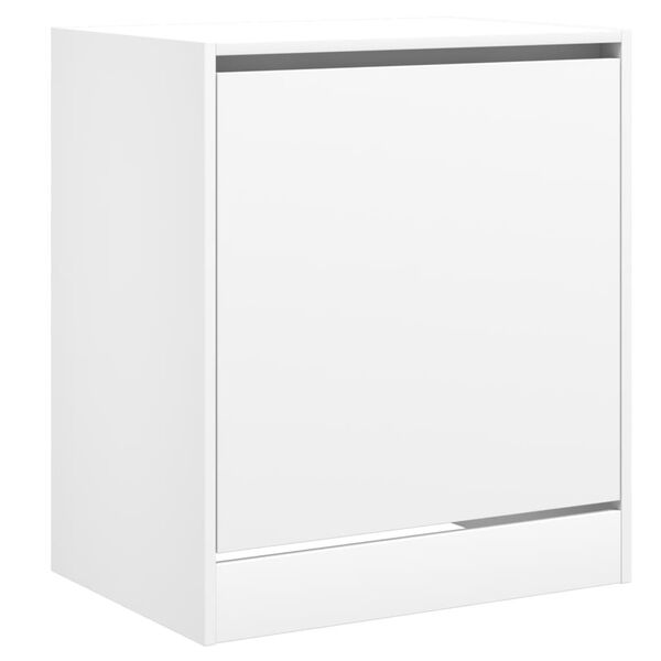 vidaXL Shoe Cabinet White Engineered wood Compact Shoe Cabinet