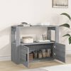 vidaXL Sideboard Grey Sonoma Engineered Wood Medium Sideboard