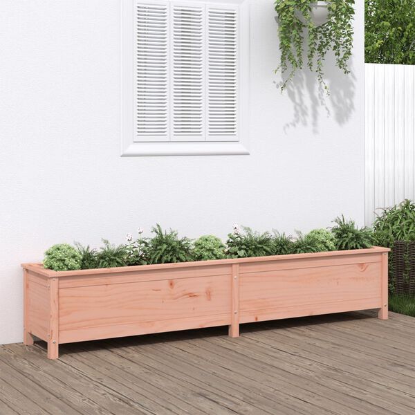 vidaXL Patio Raised Bed 199,5x40 x 15.4 " Solid Wood Douglas