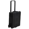 vidaXL Wheeled Flight Case Black 24.8"x19.7"x9.1" PP
