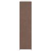 vidaXL Cabinet Brown Non-woven fabric, Iron Medium Collapsible