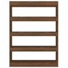 vidaXL Book Cabinet Brown Oak Engineered wood Medium Book Cabinet
