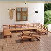 vidaXL Garden Lounge Set Honey brown