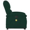 vidaXL Stand Up Massage Recliner Chair Dark Green