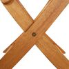vidaXL Garden Dining Set Natural wood Solid Acacia wood Compact Foldable