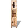 vidaXL Bathroom Furniture Set Various shades of brown Solid mango wood