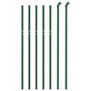 vidaXL Chain Link Fence Green 2.6x32.8'