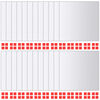 vidaXL Mirror Tiles Set of 24 Transparent Glass 5.9 in x 5.9 in