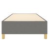 vidaXL Box Spring Bed Frame Dark Gray Twin XL Fabric (US Only)