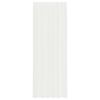 vidaXL Voile Curtains with Rod Pockets 2 pcs White