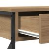 vidaXL Console Table with Drawer artisan oak 75 x 28 x 75 cm